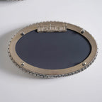 Set Of 3 Luxury Metal Tray Silver Nestasia