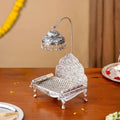 Silver Singhasan With Detachable Chatra Nestasia