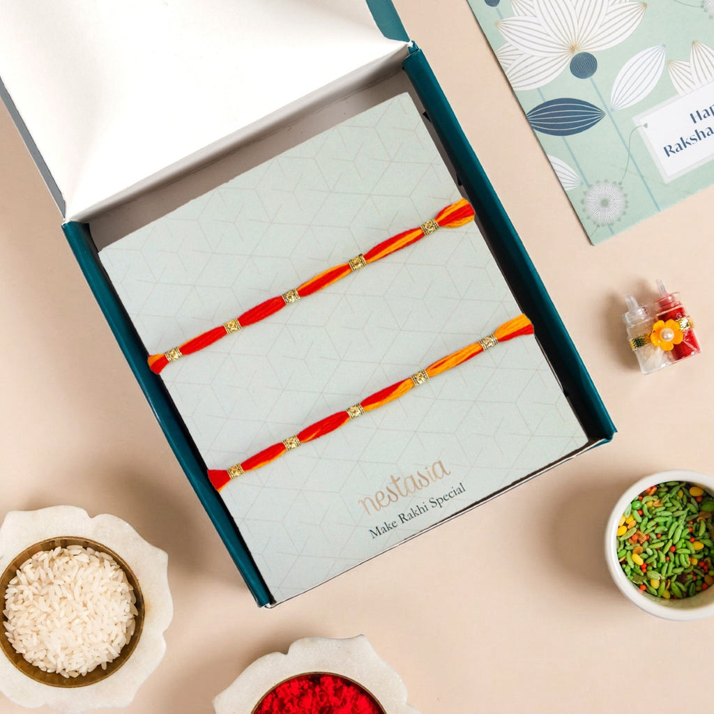 Simply Traditional Rakhi Gift Set Nestasia