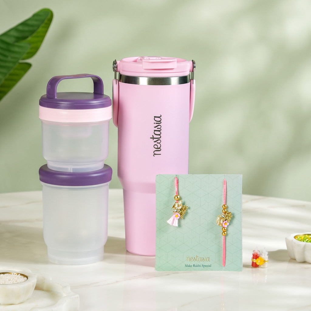 Sip And Snack Rakhi Gift Hamper Nestasia