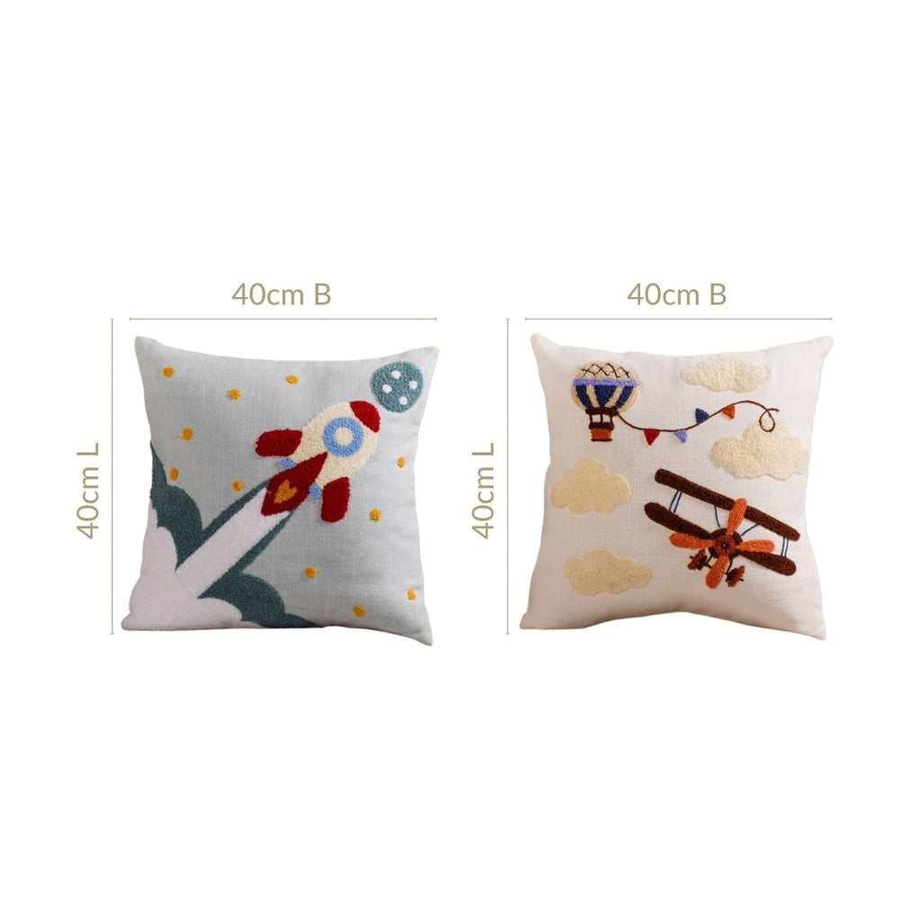 Sky Wanderer Kids Room Cushion Cover Set Of 2 40x40cm Nestasia