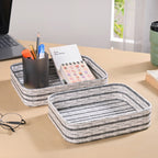 SlateLine Desk Organiser Tray Set Of 2 Nestasia