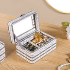 SlateLine Portable Jewellery Box With Mirror Nestasia