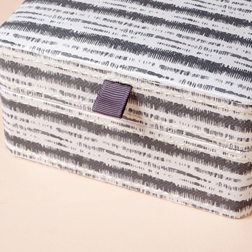 SlateLine Sustainable Multi Section Jewellery Box With Mirror Nestasia