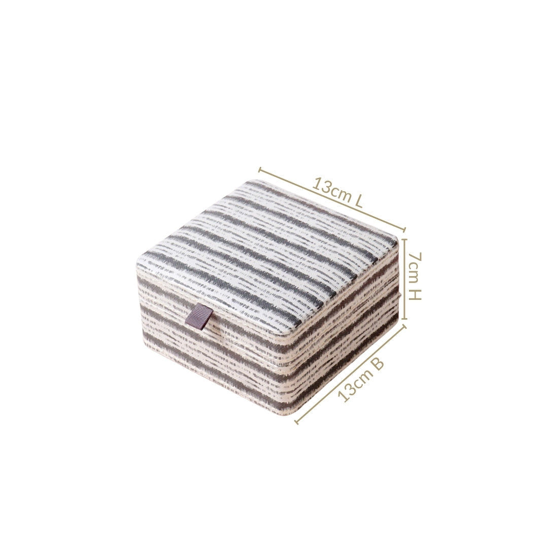 SlateLine Sustainable Multi Section Jewellery Box With Mirror Nestasia