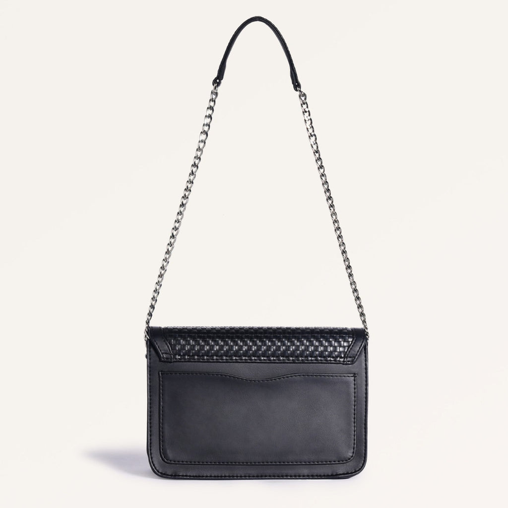 Soi Tresse Menue Sling Bag Black Nestasia