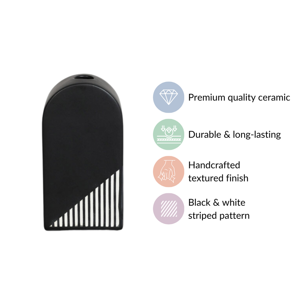 Black And White Arch Vase Nestasia