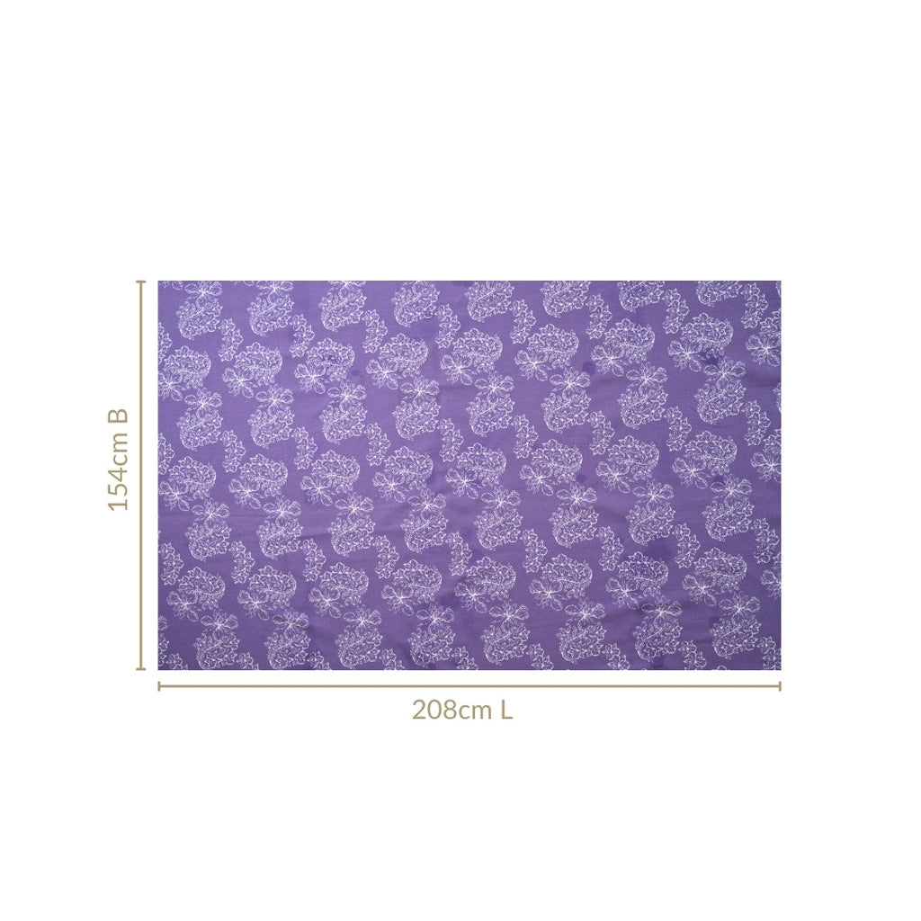 Soft Lilac Table Cloth For 6 Seater 154 x 208cm Nestasia