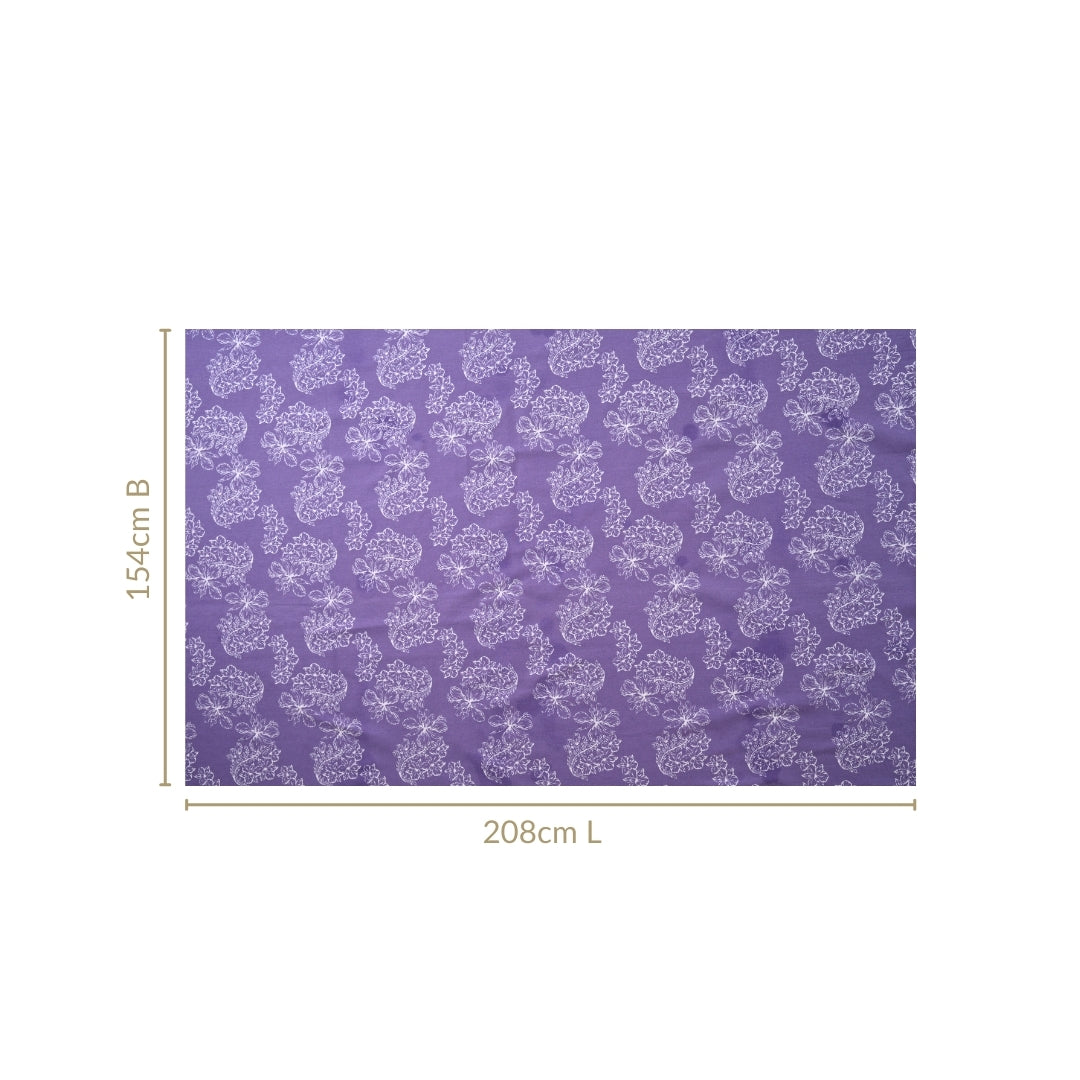 Soft Lilac Table Cloth For 6 Seater 154 x 208cm Nestasia