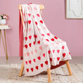 Knitted Throw Hearts Nestasia