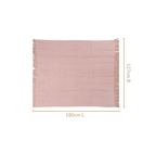 Softcore Blush Pink Throw Nestasia