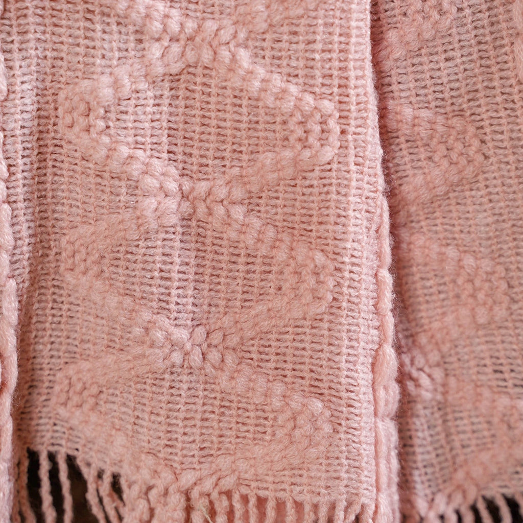 Softcore Blush Pink Throw Nestasia