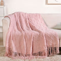 Softgirl Knitted Sofa Throw Pink Nestasia