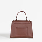 Soi Brown Handbag With Sling Strap Nestasia