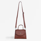 Soi Brown Handbag With Sling Strap Nestasia