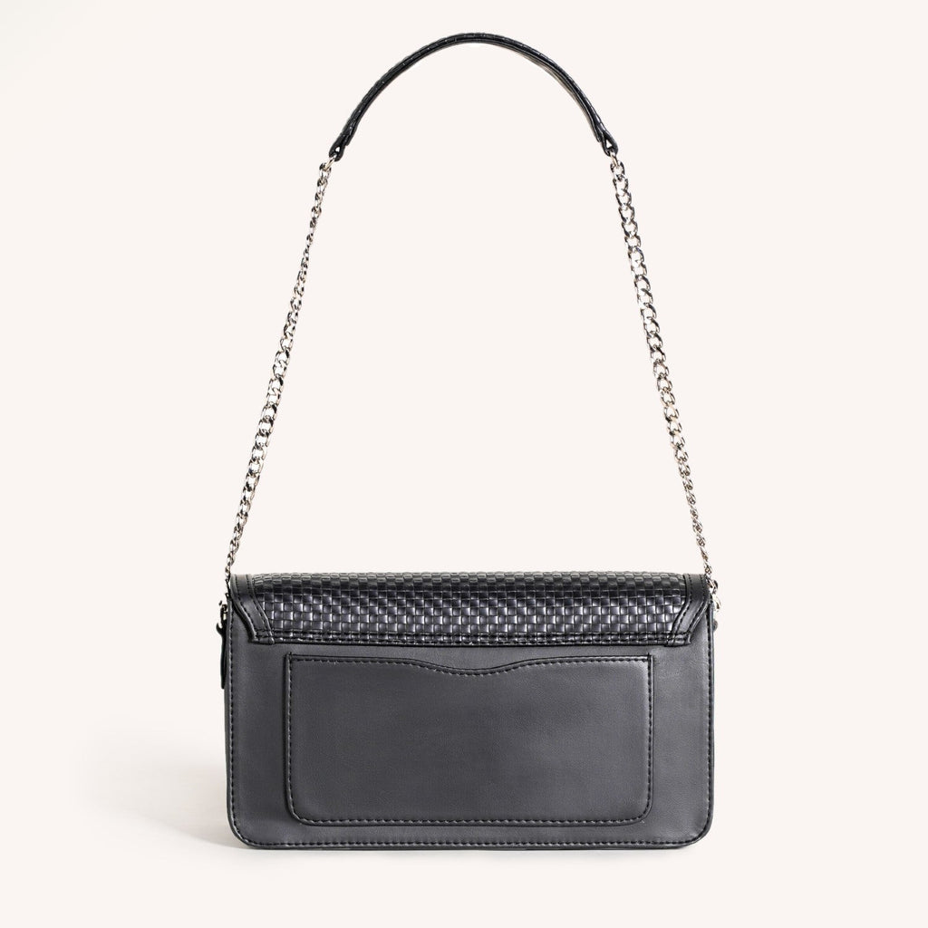 Soi Tresse Black Sling Bag For Women Nestasia
