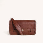 Soi Tresse Brown Sling Bag For Women Nestasia