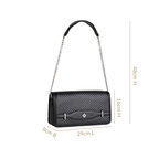 Soi Tresse Black Sling Bag For Women Nestasia