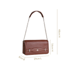 Soi Tresse Brown Sling Bag For Women Nestasia