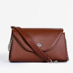 Soi Lisse Brown Shoulder Bag Nestasia