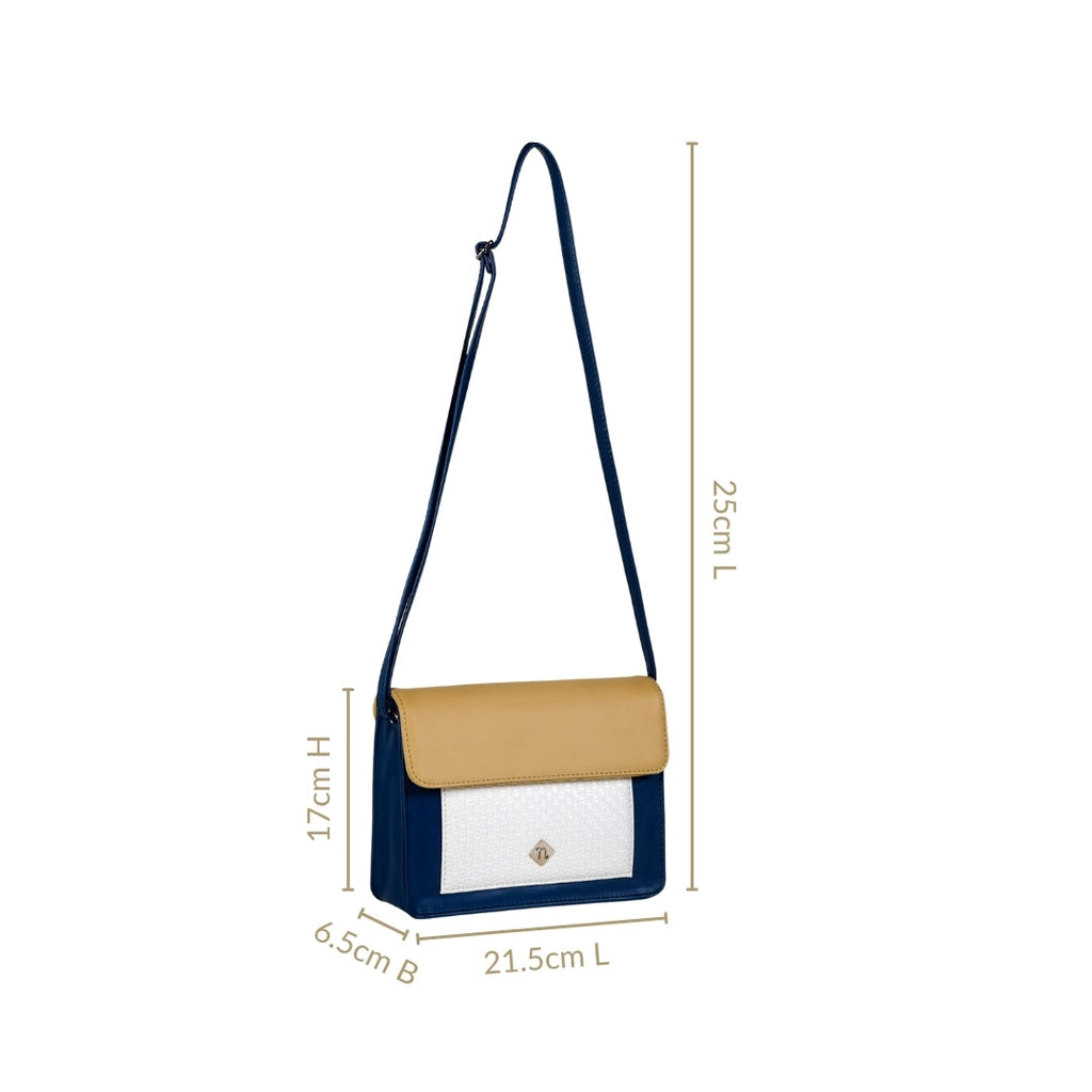Soi Tresse Blue Magic Shoulder Bag Nestasia