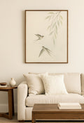 Songs of the Willow | Printed Canvas Wall Art Contrast Living