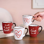 Soulmate Love Quotes Ceramic Mug Set Of 4 Nestasia