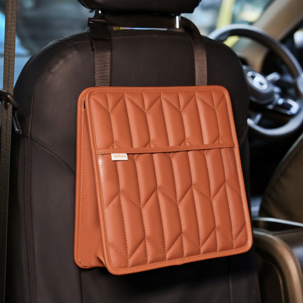 Spacious Car Backseat Organiser With Quilted Design Nestasia