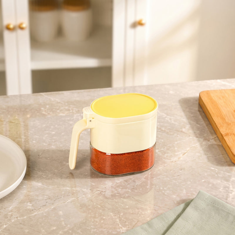 Spice Jar For Kitchen With Magnetic Spoon 360ml Nestasia