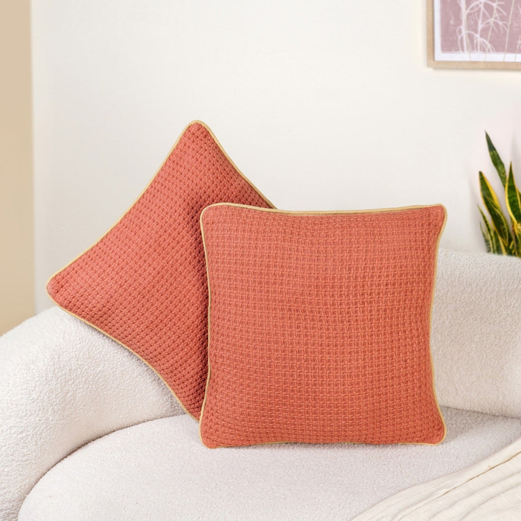 Spicy Orchid Cushion Covers Set Of 2 Nestasia