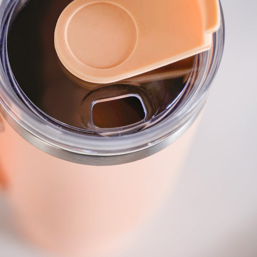 Glacio Spillproof Stainless Steel Water Bottle Soft Apricot 850ml Nestasia