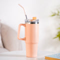Glacio Spillproof Stainless Steel Water Bottle Soft Apricot 850ml Nestasia