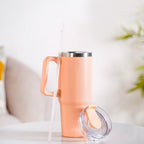 Glacio Spillproof Stainless Steel Water Bottle Soft Apricot 850ml Nestasia