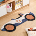Sports Car Tufted Kids Rug 110x46cm Nestasia