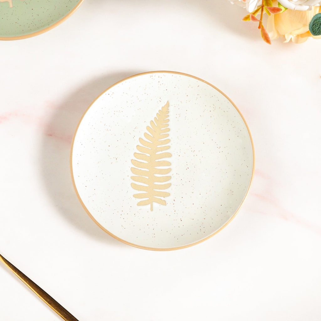 Spring Leaf Small Plates Set Of 4 15cm Nestasia