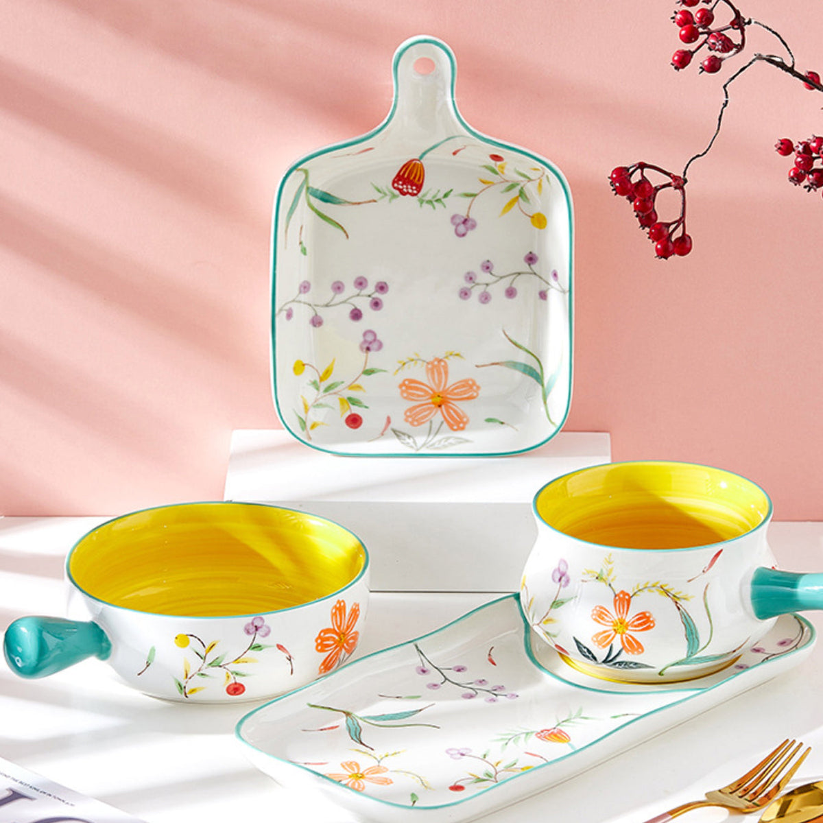 Spring Plate With Handle Nestasia