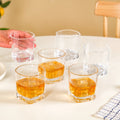 Square Base Whiskey Glass Set Of 6 250ml Nestasia