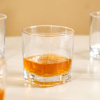 Square Base Whiskey Glass Set Of 6 250ml Nestasia