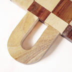 Atelier Checkered Serve And Slice Board Mini 29x20cm Nestasia