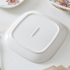 Square Deep Plate Floral Nestasia