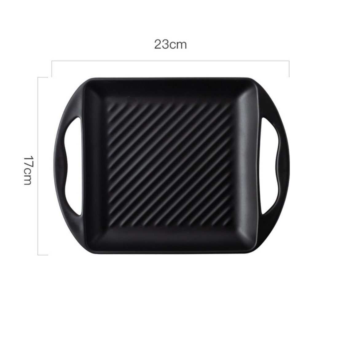 Black Square Baking Tray Small Nestasia