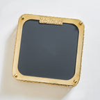 Square Decorative Mirror Tray Gold Large Nestasia