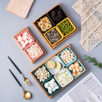 Square Bowls and Wooden Trays Nestasia