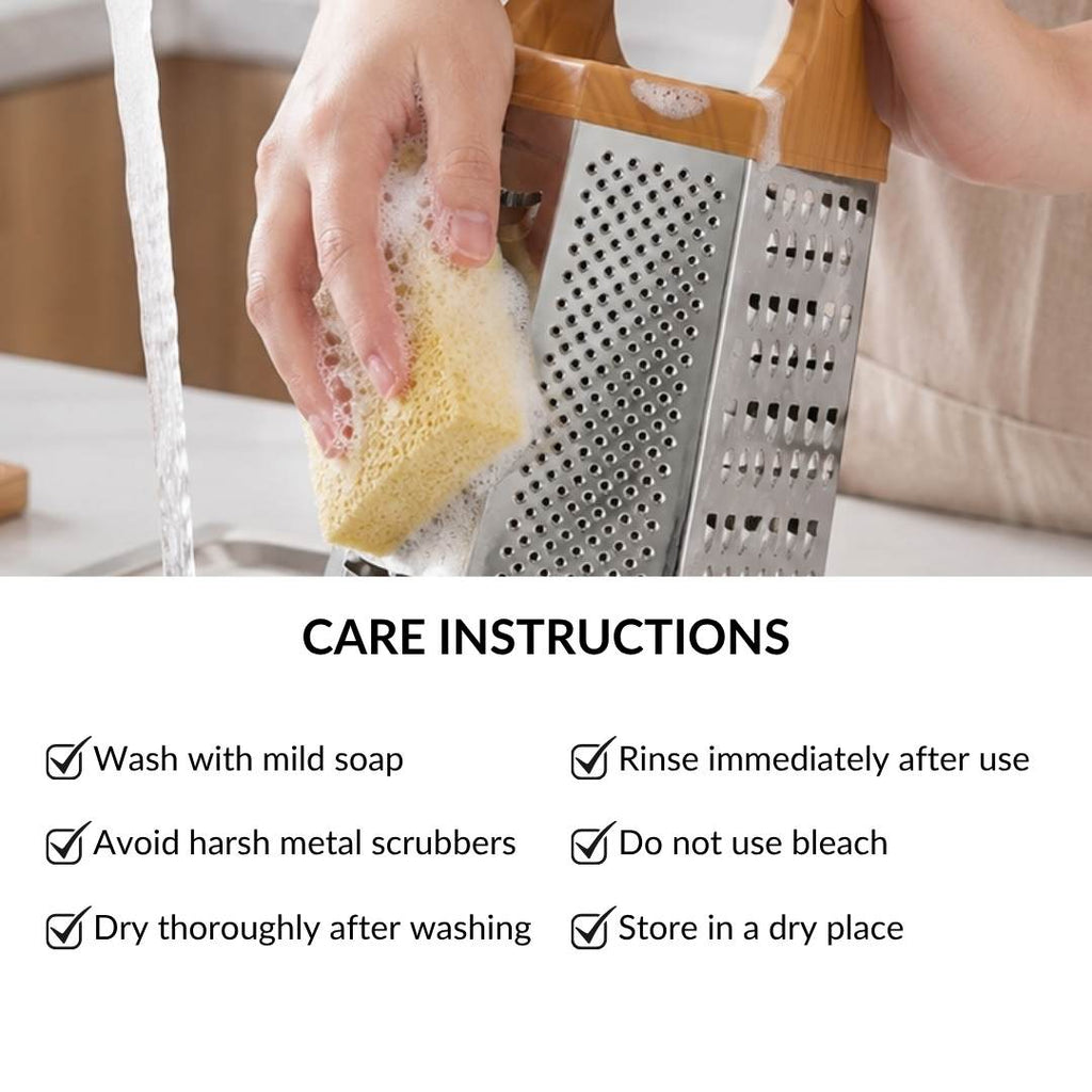 Stainless Steel 6 Sided Grater Nestasia