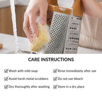 Stainless Steel 6 Sided Grater Nestasia