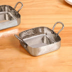 Stainless Steel Deep Serving Dish Set Of 2 Nestasia