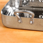 Stainless Steel Deep Serving Dish Set Of 2 Nestasia
