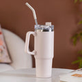 Glacio Double Wall Insulated Trending Sipper Water Bottle Moonbeam White 850ml Nestasia