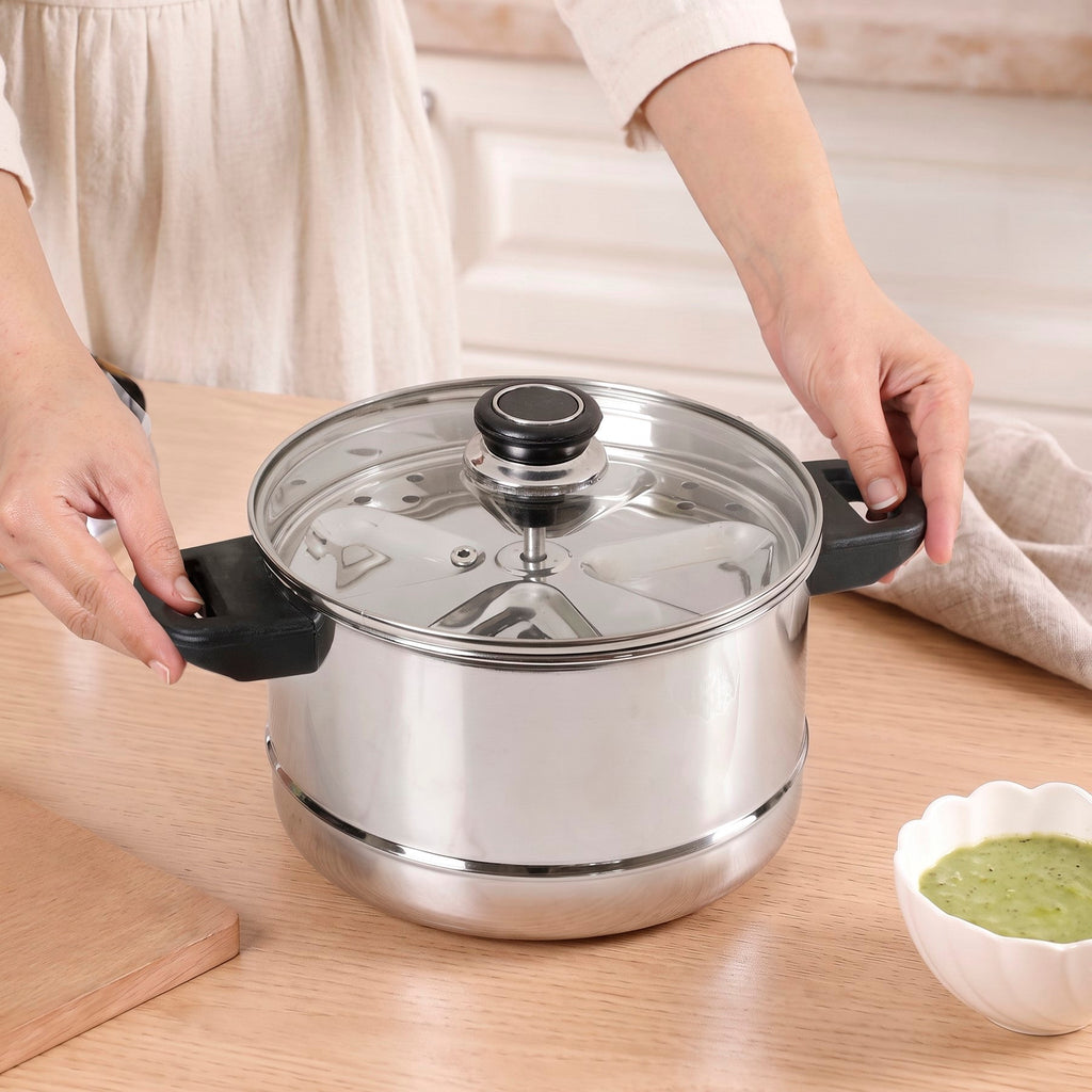 Triangle Shaped Idli Maker Set For 16 Idlis 4500ml Nestasia