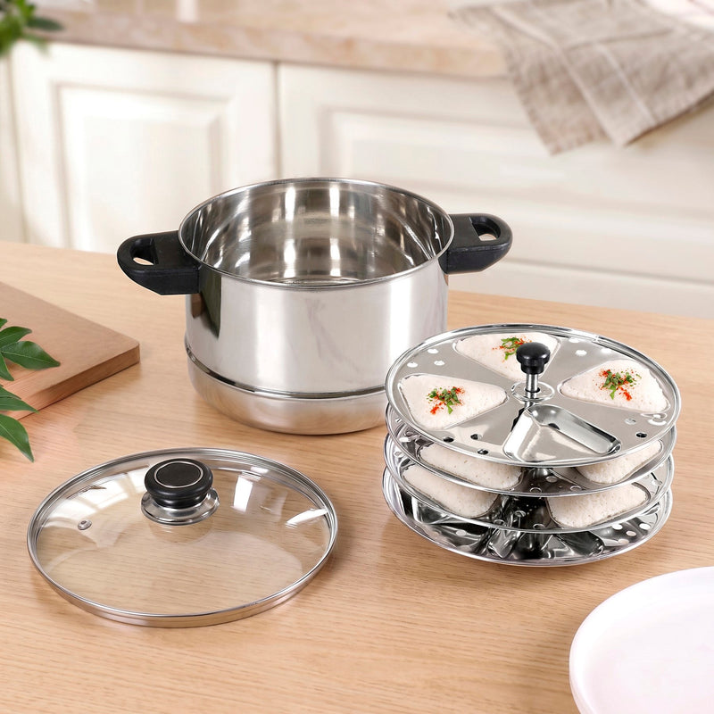 Triangle Shaped Idli Maker Set For 16 Idlis 4500ml Nestasia
